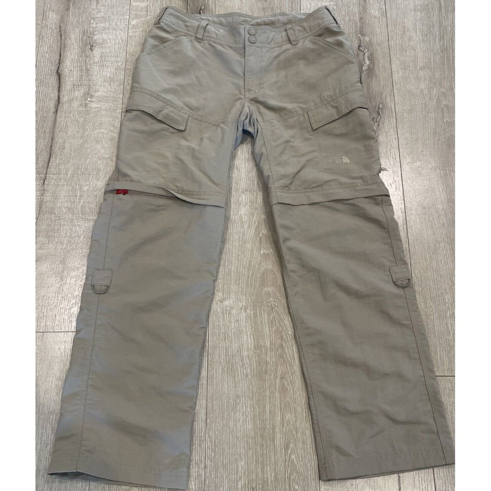 The North Face Women's Straight-Leg Convertible Cargo Pants — Light Gray